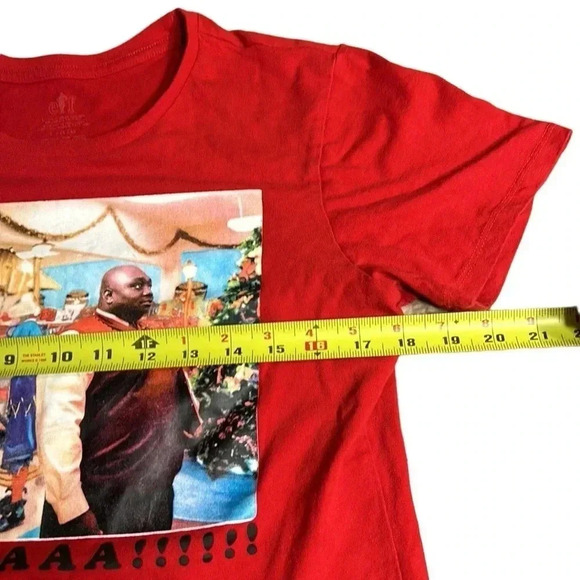 ELF  The movie,T shirt,women Large .Red,santaaaa!!!Will Ferrel Christmas T shirt - Picture 11 of 12